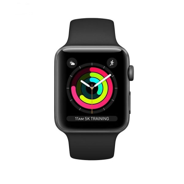 ساعت هوشمند اپل واچ 3 مدل 42mm Space Gray Aluminum Case with Black Sport Band