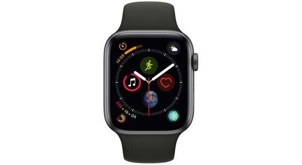 ساعت هوشمند اپل واچ سری 4 مدل 44mm Space Gray Aluminum Case With Black Sport Band