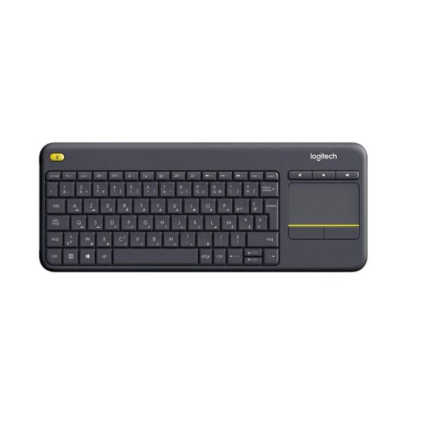 کیبورد بی‌ سیم لاجیتک مدل K400 Plus با حروف فارسی